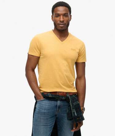 Essential T-Shirt mit V-Ausschnitt